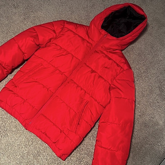 H&M Red puffer jacket ❤️ - Picture 3 of 5
